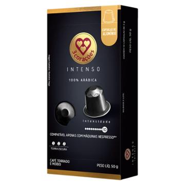 CAPSULA 3CORACOES ESPRESSO INTENSO 50G 