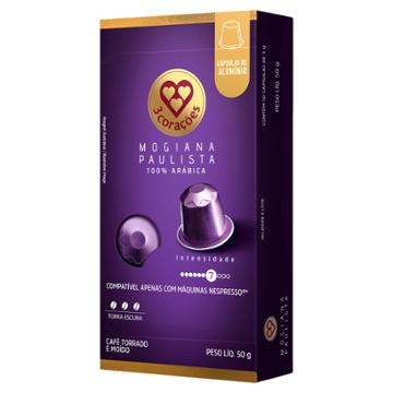 CAPSULA 3CORACOES ESPRESSO MOGIANA PAULISTA 50G