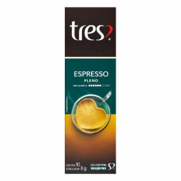 CAPSULA 3CORACOES ESPRESSO PLENO 80G