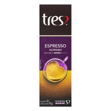 CAPSULA 3CORACOES ESPRESSO SUPREMO 80G