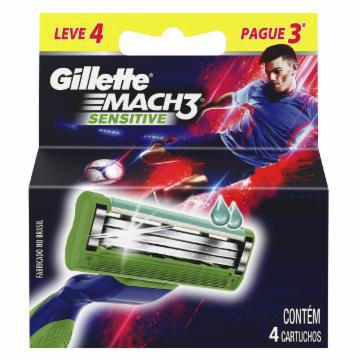 CARGA PARA APARELHO GILLETTE MACH 3 SENSITIVE L4P3