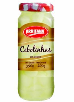 CEBOLINHA EM CONSERVA ARRIFANA 200G