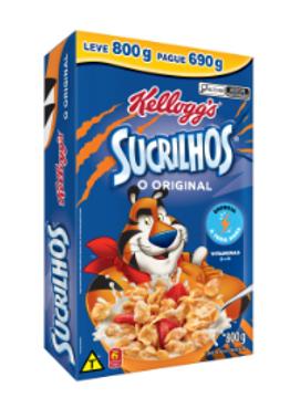 CEREAL KELLOGGS SUCRILHOS ACUCAR LV800G PG690G