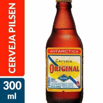 CERVEJA ANTARCTICA ORIGINAL PILSEN 300ML