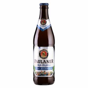 CERVEJA PAULANER HEFWEISSBIER ZERO ALCOOL GARRAFA 500ML