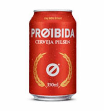 CERVEJA PROIBIDA PILSEN LATA 350ML