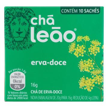 CHA LEAO ERVA DOCE C/10 20G