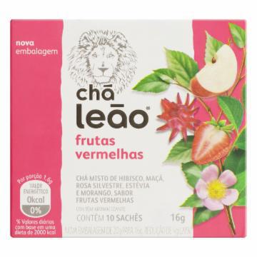 CHA LEAO FRUTAS VERMELHAS C/10 20G