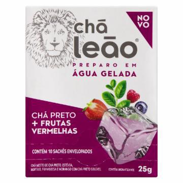 CHA LEAO GELADO PRETO + FRUTAS VERMELHAS C/10 25G