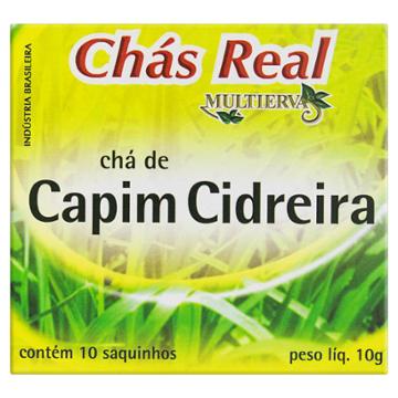 CHA REAL CAPIM CIDREIRA C/10 10G