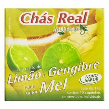 CHA REAL LIMÃO GENGIBRE MEL C/10 14G