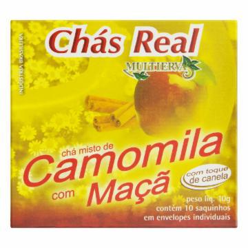CHA REAL MULTIERVAS CAMOMILA COM MACA C/10 10G