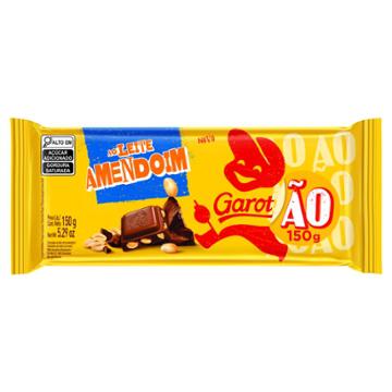 CHOC GAROTO AO LEITE AMENDOIM 150G
