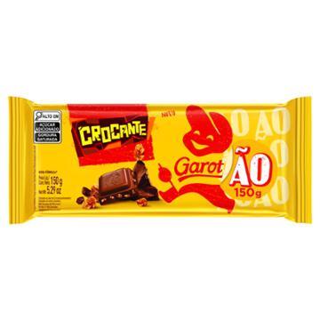 CHOC GAROTO AO LEITE CROCANTE 150G