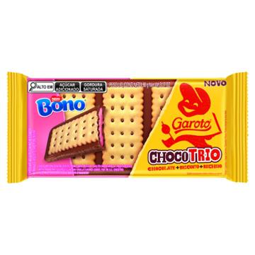 CHOC GAROTO TRIO BONO MORANGO 90G