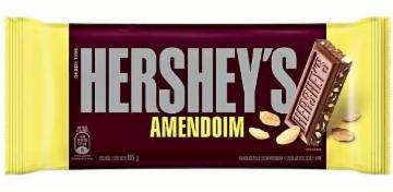 CHOC HERSHEYS AMENDOIM 85G