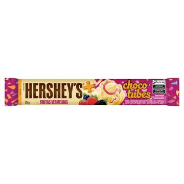 CHOC HERSHEYS CHOCTUBES FRUTAS VERMELHAS 25G