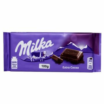 CHOC MILKA COCOA 45% 100G
