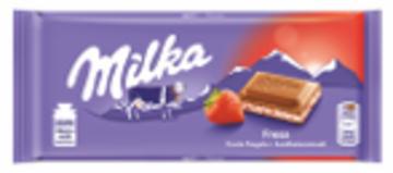 CHOC MILKA RASPBERRY CREME 100G