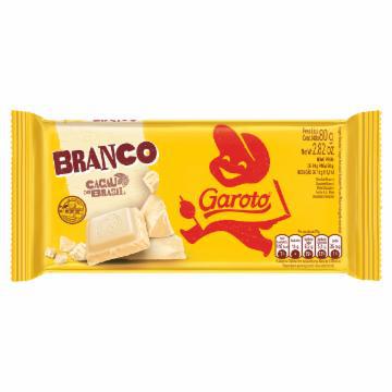 CHOCOLATE GAROTO BRANCO 80G