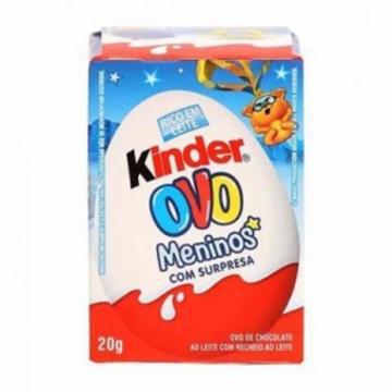 CHOCOLATE KINDER OVO MENINOS SURPRESA C/1 20G