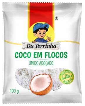 COCO FLOCOS DA TERRINHA UMIDO ADOCADO 100G