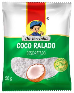 COCO RALADO DA TERRINHA DESIDRATADO 50G