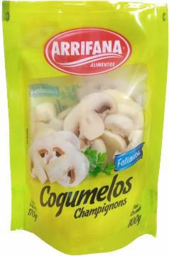 COGUMELO FATIADO ARRIFANA SACHE 100G