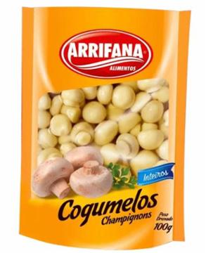 COGUMELO INTEIRO ARRIFANA SACHE 100G