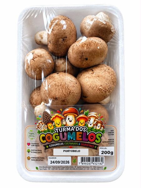 COGUMELOS TURMA DOS COGUMELOS PORTOBELO 200G