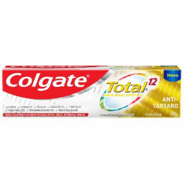 CREME DENTAL COLGATE TOTAL 12 ANTI-TARTARO 90G