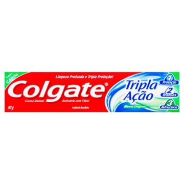 CREME DENTAL COLGATE TRIPLA ACAO TRADICIONAL 90G