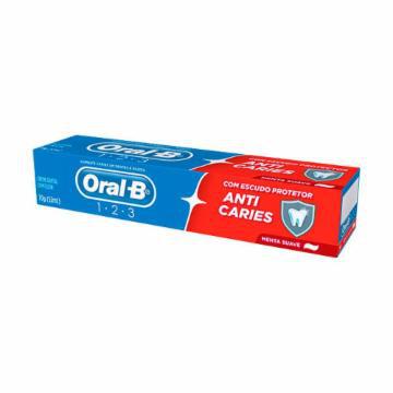 CREME DENTAL ORAL B 123 ANTI CARIES 70G