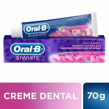 CREME DENTAL ORAL B 3D WHITE BRILLIANT FRESH 70G
