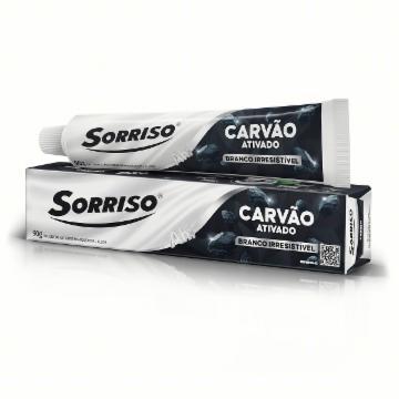 CREME DENTAL SORRISO CARVÃO 90G