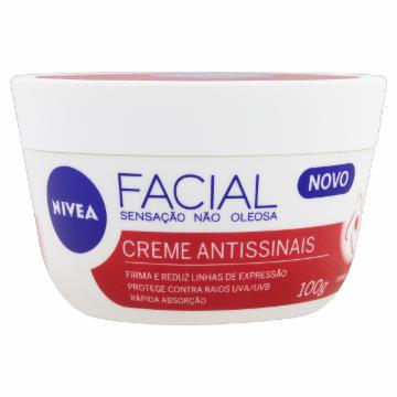 CREME FACIAL NIVEA ANTISSINAIS 100G