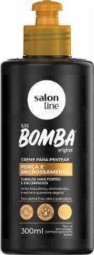 CREME SALON LINE PARA PENTEAR BOMBA FORCA E ENGROSSAMENTO 300ML