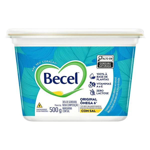 CREME VEGETAL BECEL COM SAL 500G