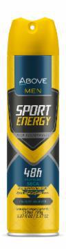 DESODORANTE AEROSOL ANTITRANSPIRANTE ABOVE MEN SPORT ENERGY 150ML