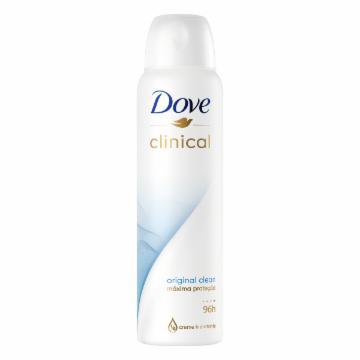 DESODORANTE AEROSOL DOVE CLINICAL ORIGINAL CLEAN 150ML