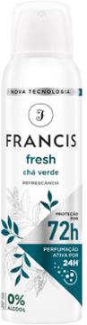 DESODORANTE AEROSOL FRANCIS FRESH CHA VERDE 150ML