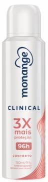 DESODORANTE AEROSOL MONANGE CLINICAL CONFORTO 150ML