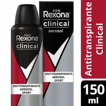 DESODORANTE AEROSOL REXONA CLINICAL SPORT 150ML