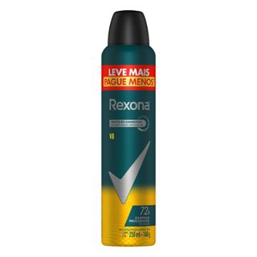 DESODORANTE AEROSOL REXONA V8 MASCULINO 250ML 