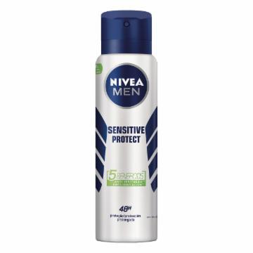 DESODORANTE ANTITRANSPIRANTE NIVEA AEROSOL SENSITIVE PROTECT 150ML