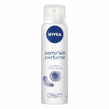 DESODORANTE ANTITRANSPIRANTE NIVEA AEROSOL SENSITIVE & PURE 150ML