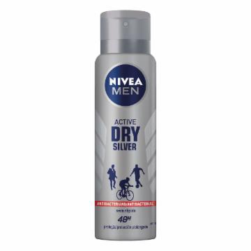 DESODORANTE ANTITRANSPIRANTE NIVEA AEROSOL SILVER PROTECT 150ML