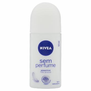 DESODORANTE ROLL ON NIVEA SEM PERFUME 50ML