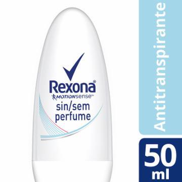 DESODORANTE ROLL ON REXONA SEM PERFUME FEM 50ML