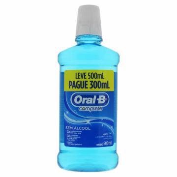 ENXAGUANTE BUCAL ANTISSÉPTICO ORAL-B MENTA LV500PG300ML